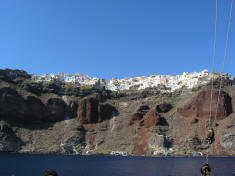santorini cliff fira