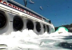 submarine santorini thira - under water